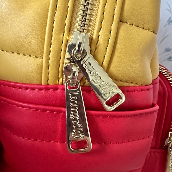 Loungefly Disney Winnie the Pooh Yellow and Red Backpack - Picture 6 of 16